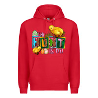 Red the hunt is on Premium Hoodie - AdoDesignShop