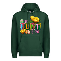 Sports Green the hunt is on Premium Hoodie - AdoDesignShop