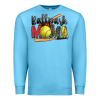 Ocean Blue ballpark mama softball Premium Sweatshirt - Zillion Design Studio