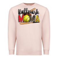 Pale Pink ballpark mama softball Premium Sweatshirt - Zillion Design Studio