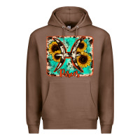 Chestnut pisces turquoise cowhide Premium Hoodie - RanaPortraitStore