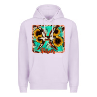Lilac pisces turquoise cowhide Premium Hoodie - RanaPortraitStore