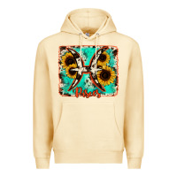 Pina Colada pisces turquoise cowhide Premium Hoodie - RanaPortraitStore