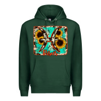 Sports Green pisces turquoise cowhide Premium Hoodie - RanaPortraitStore
