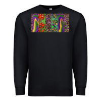 Black Mardi gras brushstrokes crawfish fleur de lis Premium Sweatshirt - RanaPortraitStore