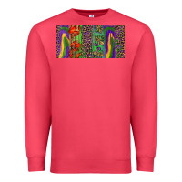 Cardinal Mardi gras brushstrokes crawfish fleur de lis Premium Sweatshirt - RanaPortraitStore