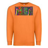 Carrot Mardi gras brushstrokes crawfish fleur de lis Premium Sweatshirt - RanaPortraitStore