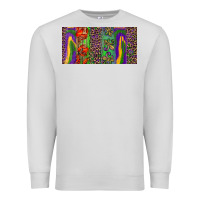 Dove Grey Mardi gras brushstrokes crawfish fleur de lis Premium Sweatshirt - RanaPortraitStore