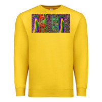 Lemon Mardi gras brushstrokes crawfish fleur de lis Premium Sweatshirt - RanaPortraitStore