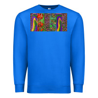 True Royal Mardi gras brushstrokes crawfish fleur de lis Premium Sweatshirt - RanaPortraitStore