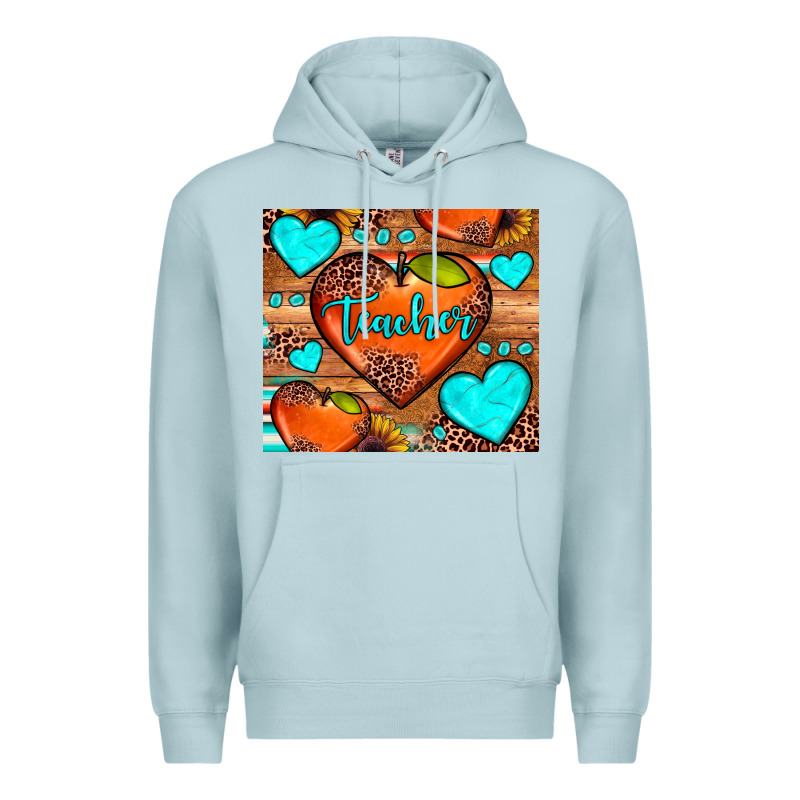 Teacher Hearts Premium Hoodie by JahusDesignShop | Teevron