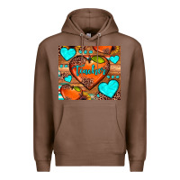 Chestnut teacher hearts Premium Hoodie - JahusDesignShop
