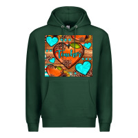 Sports Green teacher hearts Premium Hoodie - JahusDesignShop