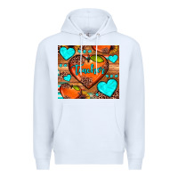 White teacher hearts Premium Hoodie - JahusDesignShop