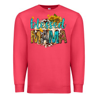Cardinal blessed mama with sunflowers Premium Sweatshirt - texasbilliewilder