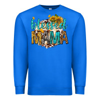 True Royal blessed mama with sunflowers Premium Sweatshirt - texasbilliewilder