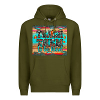 Army Green teach them to be kind Premium Hoodie - JahusDesignShop