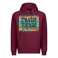 Burgundy teach them to be kind Premium Hoodie - JahusDesignShop