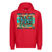 Red teach them to be kind Premium Hoodie - JahusDesignShop
