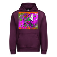 Mauve Wine too cute to spook Urban Hoodie - BundleAndBundleShop