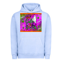 Pigment Grape Ice too cute to spook Urban Hoodie - BundleAndBundleShop