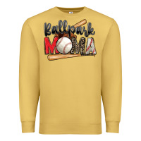 Antique Gold ballpark mama baseball Premium Sweatshirt - Zillion Design Studio