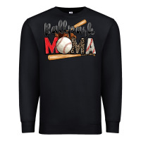 Black ballpark mama baseball Premium Sweatshirt - Zillion Design Studio