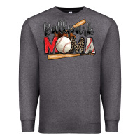 Charcoal Heather ballpark mama baseball Premium Sweatshirt - Zillion Design Studio