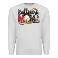 Dove Grey ballpark mama baseball Premium Sweatshirt - Zillion Design Studio