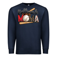 Navy ballpark mama baseball Premium Sweatshirt - Zillion Design Studio