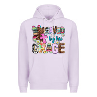 Lilac saved by his grace Premium Hoodie - AdoDesignShop