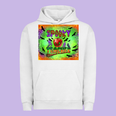 Spooky Teacher Urban Hoodie Designed By Bundleandbundleshop