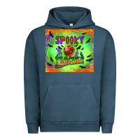 Pigment Midnight Navy spooky teacher Urban Hoodie - BundleAndBundleShop
