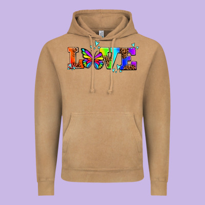 Pride Love Butterflies Vintage Hoodie Designed By Adodesignshop
