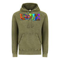 Vintage Olive pride love butterflies Vintage Hoodie - AdoDesignShop