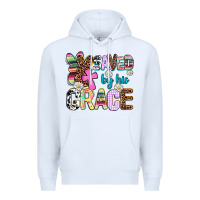 White saved by his grace Premium Hoodie - AdoDesignShop