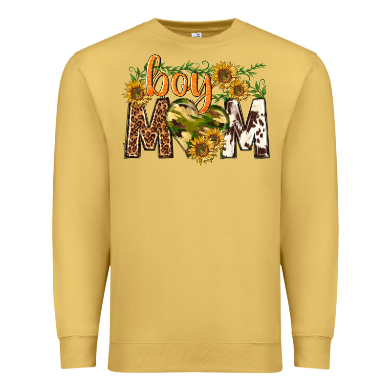 Boy Mom Premium Sweatshirt by texasbilliewilder | Teevron