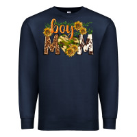 Navy boy mom Premium Sweatshirt - texasbilliewilder