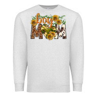 Oatmeal Heather boy mom Premium Sweatshirt - texasbilliewilder