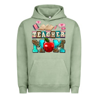 Pigment Oil Green teacher mom Urban Hoodie - AdoDesignShop