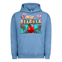 Pigment Pebble Blue teacher mom Urban Hoodie - AdoDesignShop