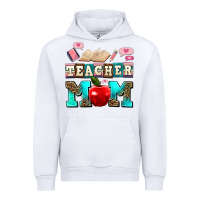 White teacher mom Urban Hoodie - AdoDesignShop