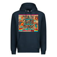 Navy teach compassion kindness confidence Premium Hoodie - JahusDesignShop