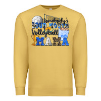 Antique Gold somebody's loud mouth volleyball mama Premium Sweatshirt - Zillion Design Studio