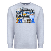 Heather Grey somebody's loud mouth volleyball mama Premium Sweatshirt - Zillion Design Studio