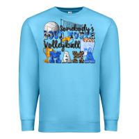 Ocean Blue somebody's loud mouth volleyball mama Premium Sweatshirt - Zillion Design Studio