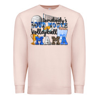 Pale Pink somebody's loud mouth volleyball mama Premium Sweatshirt - Zillion Design Studio