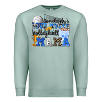 Seafoam somebody's loud mouth volleyball mama Premium Sweatshirt - Zillion Design Studio
