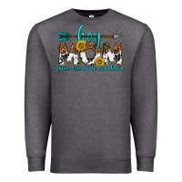 Charcoal Heather boy mom from son up to son down  western Premium Sweatshirt - texasbilliewilder