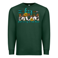 Sports Green boy mom from son up to son down  western Premium Sweatshirt - texasbilliewilder